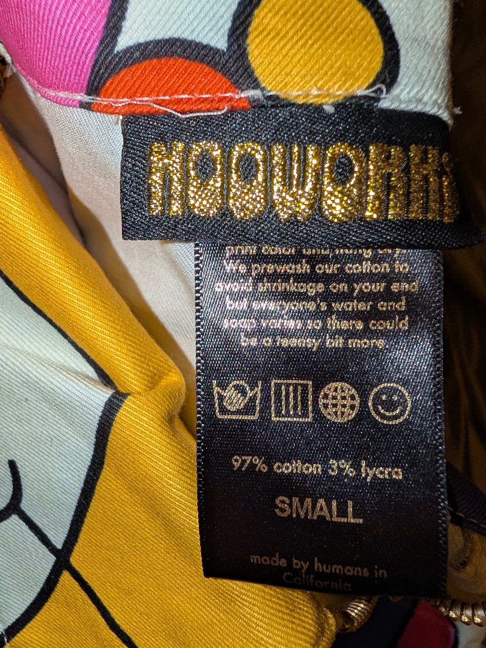NOOWORKS Vibrant Retro Graphic Zip Jumpsuit in Wormiverse - Picture 2 of 5